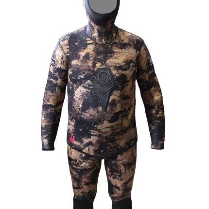 Куртка гидрокостюма для подводной охоты SUBLIFE VOLK BROWN