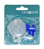 Беруши силиконовые FanSwim, 2 шт, голубые FS EP-2